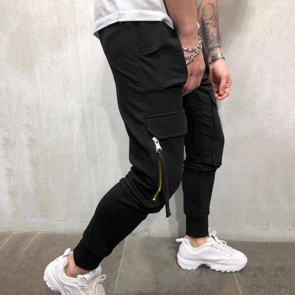 men's pants men khaki casual military tactical joggers cargo multi-pocket male fashions solid color trousers #t2g, Black
men's pants men khaki casual military tactical joggers cargo multi-pocket male fashions solid color trousers #t2g, Black