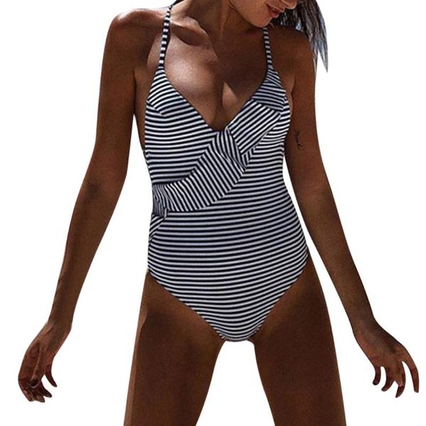 women's swimwear liva girl women sling stripe beach swimsuit fashion high waist bikini set push-up bra integrated low-cut lace, White;black
women's swimwear liva girl women sling stripe beach swimsuit fashion high waist bikini set push-up bra integrated low-cut lace, White;black