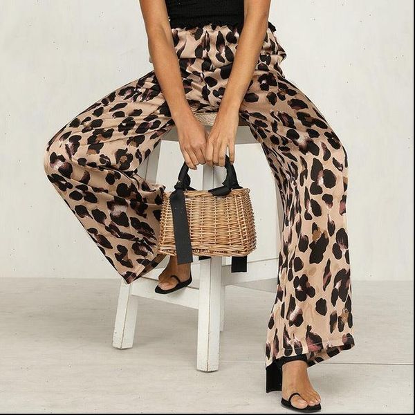 leopard print women capris long pants femal fashion elastic waist wide leg lady casual streetwear palazzo pantalones, Black;white
leopard print women capris long pants femal fashion elastic waist wide leg lady casual streetwear palazzo pantalones, Black;white