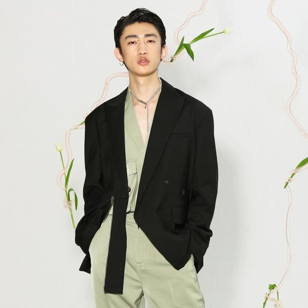 s-6xl 2021 men women's clothing hair stylist show original placket split silhouette blazer suit coat plus size costumes men's suit, White;black
s-6xl 2021 men women's clothing hair stylist show original placket split silhouette blazer suit coat plus size costumes men's suit, White;black