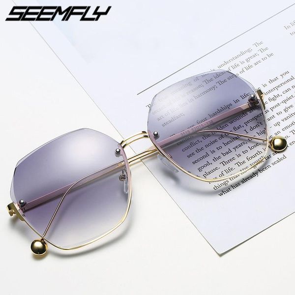 seemfly luxury women men irregular polygon rimless diamond cutting sunglasses ocean gradient vintage sun glasses uv400 mirror, White;black
seemfly luxury women men irregular polygon rimless diamond cutting sunglasses ocean gradient vintage sun glasses uv400 mirror, White;black