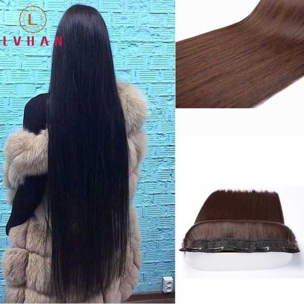 synthetic wigs lvhan female long straight hair invisible seamless piece wig simulation replacement, Black
synthetic wigs lvhan female long straight hair invisible seamless piece wig simulation replacement, Black