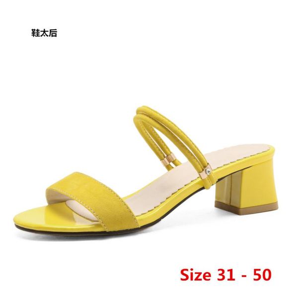 dress shoes summer pumps gladiator sandals women med high heels open toe sandal lady pump small big size 31 - 50, Black
dress shoes summer pumps gladiator sandals women med high heels open toe sandal lady pump small big size 31 - 50, Black