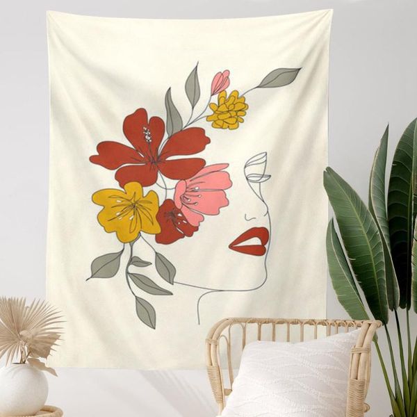 tapestries abstract lines women tapestry wall hanging flowers walll art bedroom living room decorations
tapestries abstract lines women tapestry wall hanging flowers walll art bedroom living room decorations