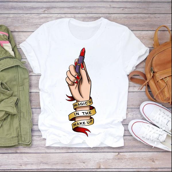 women womens t shirt summer fingernail fashion elegance cute ladies lady shirts graphic female tee, White
women womens t shirt summer fingernail fashion elegance cute ladies lady shirts graphic female tee, White