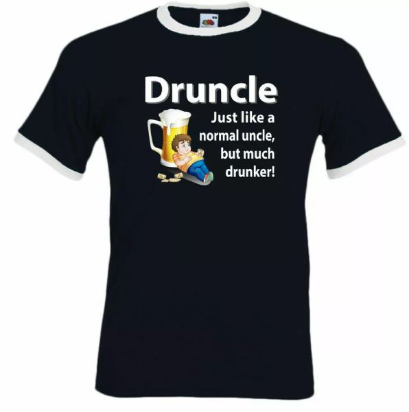 druncle mens funny drunk uncle t-shirt fathers day birthday 30th 40th 50th, White;black
druncle mens funny drunk uncle t-shirt fathers day birthday 30th 40th 50th, White;black