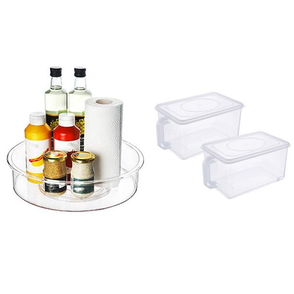 storage bottles & jars 2pack fridge saver,stackable organizer 1x round plastic clear rotating turntable organization container bins
storage bottles & jars 2pack fridge saver,stackable organizer 1x round plastic clear rotating turntable organization container bins