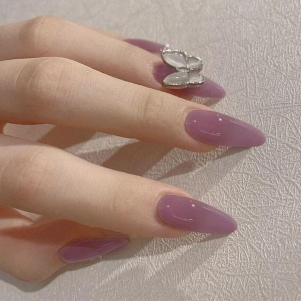 false nails fake white jelly purple silver butterfly wear-resistant nail stickers finished 24 pcs with glue, Red;gold
false nails fake white jelly purple silver butterfly wear-resistant nail stickers finished 24 pcs with glue, Red;gold