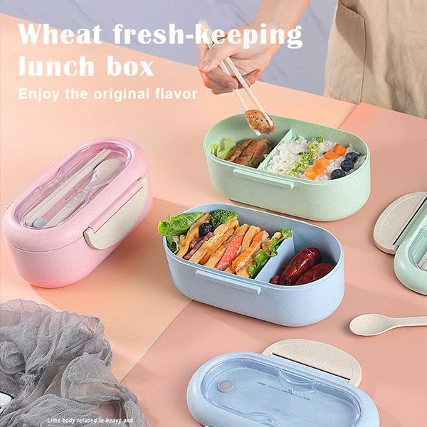 wheats straw lunch box with chopsticks spoon plastic fresh-keeping office worker student d1 dinnerware sets
wheats straw lunch box with chopsticks spoon plastic fresh-keeping office worker student d1 dinnerware sets