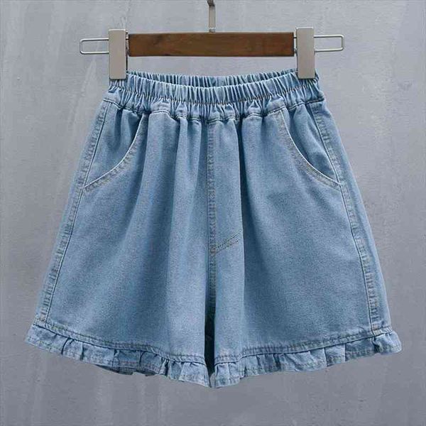 high waist plus size summer short pants casual vintage distressed loose korean wide leg womens jean denim shorts female, White;black
high waist plus size summer short pants casual vintage distressed loose korean wide leg womens jean denim shorts female, White;black