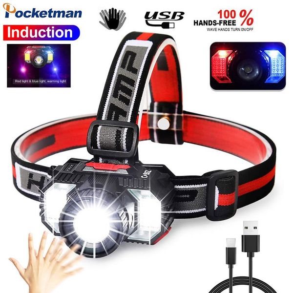 most powerful led headlamp rechargeable 80000lm work light cob with ir sensor camping waterproof- head lamp built-in battery headlamps
most powerful led headlamp rechargeable 80000lm work light cob with ir sensor camping waterproof- head lamp built-in battery headlamps