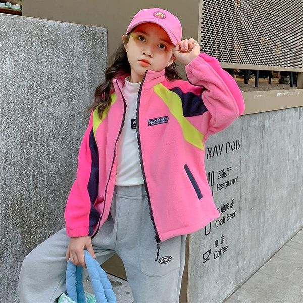 jackets girls' for fall/winter 2021 medium and large children's polar fleece western style thick wool, Blue;gray
jackets girls' for fall/winter 2021 medium and large children's polar fleece western style thick wool, Blue;gray