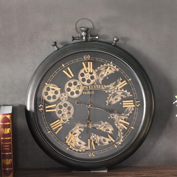 large american wall clock vintage living room decoration metal watches home decor originality gear mute undefined clocks
large american wall clock vintage living room decoration metal watches home decor originality gear mute undefined clocks
