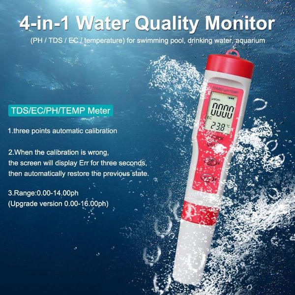 pool & accessories 4-in-1 portable digital ph tds ec temp water tester multi-function test pen kit for swimming drinking spa
pool & accessories 4-in-1 portable digital ph tds ec temp water tester multi-function test pen kit for swimming drinking spa