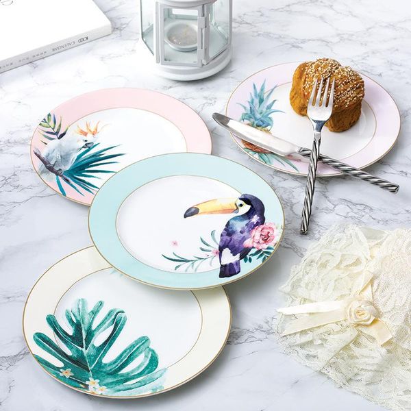 dishes & plates nordic green leaf bone china hand-painted fresh western cuisine plate steak breakfast round tray swing dish
dishes & plates nordic green leaf bone china hand-painted fresh western cuisine plate steak breakfast round tray swing dish