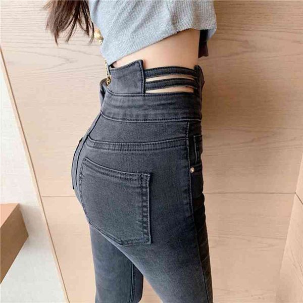 autumn vintage high waist womens jean black pants pencil denim skinny bodycon hole trousers, Blue
autumn vintage high waist womens jean black pants pencil denim skinny bodycon hole trousers, Blue