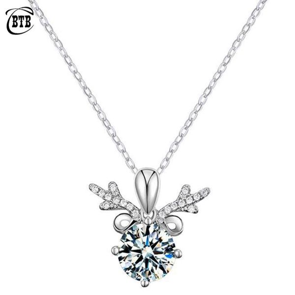 chains 925 sterling silver fresh and cute necklace moissanite fashion jewelry crystal antler pendant
chains 925 sterling silver fresh and cute necklace moissanite fashion jewelry crystal antler pendant