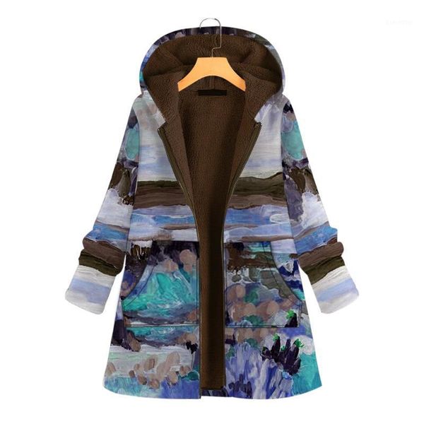 women's jackets women winter warm fleece hooded jacket art print hoody vintage oversize coats padded parkas fashion1, Black;brown
women's jackets women winter warm fleece hooded jacket art print hoody vintage oversize coats padded parkas fashion1, Black;brown