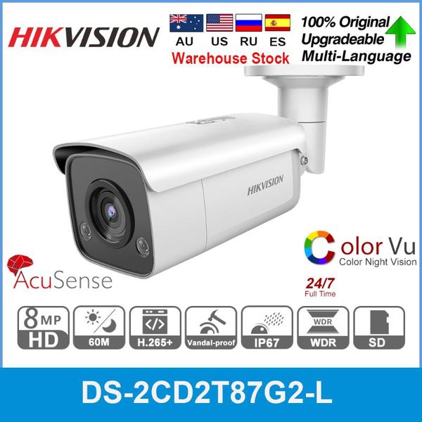 cameras hikvision acusense ds-2cd2t87g2-l ip camera 4k colorvu 8mp h.265+ sd slot poe face capture smart home ir 60m cctv
cameras hikvision acusense ds-2cd2t87g2-l ip camera 4k colorvu 8mp h.265+ sd slot poe face capture smart home ir 60m cctv