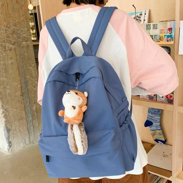 backpack solid dwaterproof-proof water nylon portable female teenage travel bag book bags
backpack solid dwaterproof-proof water nylon portable female teenage travel bag book bags