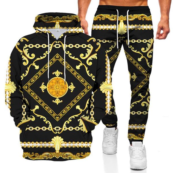 jogging clothing 2021 autumn style men's printed long-sleeved sweater trousers casual fashion suit two-piece closing type, Black;red
jogging clothing 2021 autumn style men's printed long-sleeved sweater trousers casual fashion suit two-piece closing type, Black;red