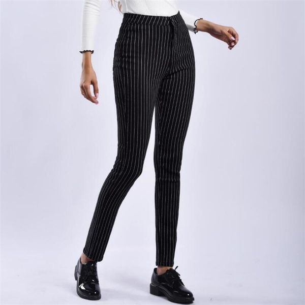 spring fashion women striped black jeans high waist elastic hip push up casual pockets zipper pencil pants women's, Blue
spring fashion women striped black jeans high waist elastic hip push up casual pockets zipper pencil pants women's, Blue