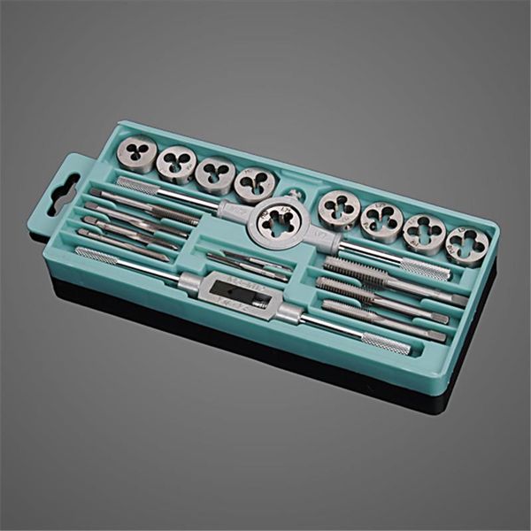 20pc/set metric hand tap and die set m3-m12 screw thread plugs straight taper reamer tools adjustable taps dies wrench tool
20pc/set metric hand tap and die set m3-m12 screw thread plugs straight taper reamer tools adjustable taps dies wrench tool