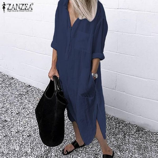 casual dresses women lapel long sleeve autumn shirt dress split elegant solid work vestidos female tunic robe 2022 faldas largas, Black;gray
casual dresses women lapel long sleeve autumn shirt dress split elegant solid work vestidos female tunic robe 2022 faldas largas, Black;gray