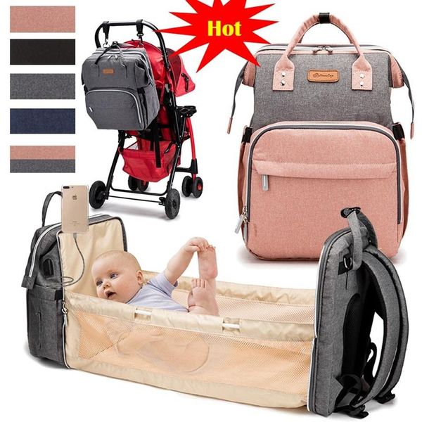 diaper bags multifunctional bag backpack travel portable large capacity double shoulder mommy folding crib waterproof fashion
diaper bags multifunctional bag backpack travel portable large capacity double shoulder mommy folding crib waterproof fashion
