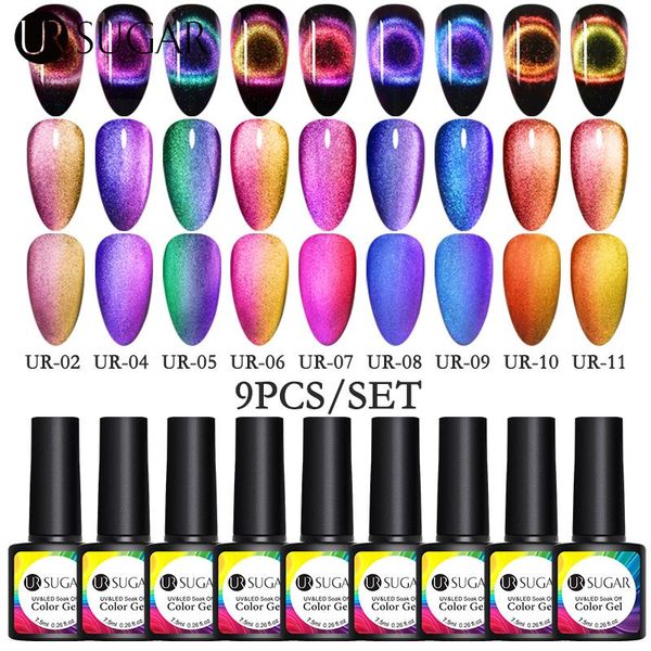 nail gel ur sugar 9d cat magnetic polish set soak off uv led lamp varnishes semi permanent for art, Red;pink
nail gel ur sugar 9d cat magnetic polish set soak off uv led lamp varnishes semi permanent for art, Red;pink