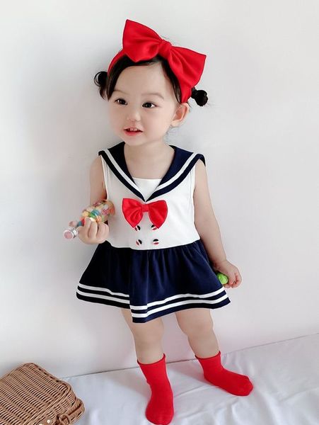 peninsula baby sailor collar bow front striped dress without hairband she, Red;yellow
peninsula baby sailor collar bow front striped dress without hairband she, Red;yellow