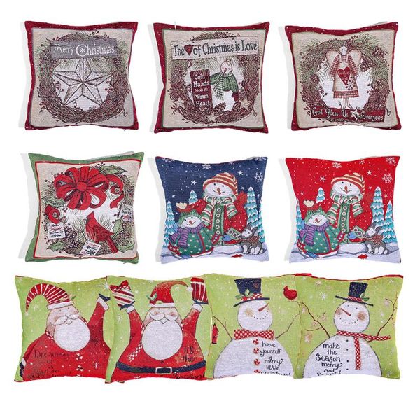 pillow case christmas retro print linen pillowslip throw car sofa cushion cover decorations for home el
pillow case christmas retro print linen pillowslip throw car sofa cushion cover decorations for home el