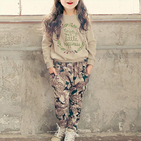 autumn and winter floral print long sleeve sweatshirt pants set kids girl sets suits children clothing, White
autumn and winter floral print long sleeve sweatshirt pants set kids girl sets suits children clothing, White