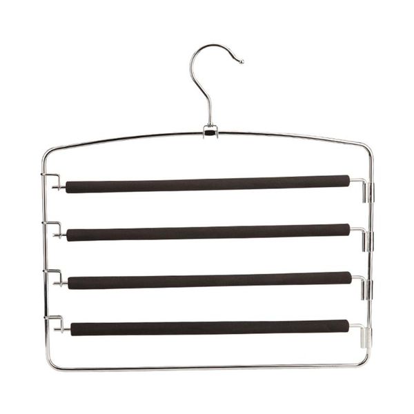 with multi pant hanger black pants hangers non-slip foam padded layers swing arm space saver storage slack & racks
with multi pant hanger black pants hangers non-slip foam padded layers swing arm space saver storage slack & racks