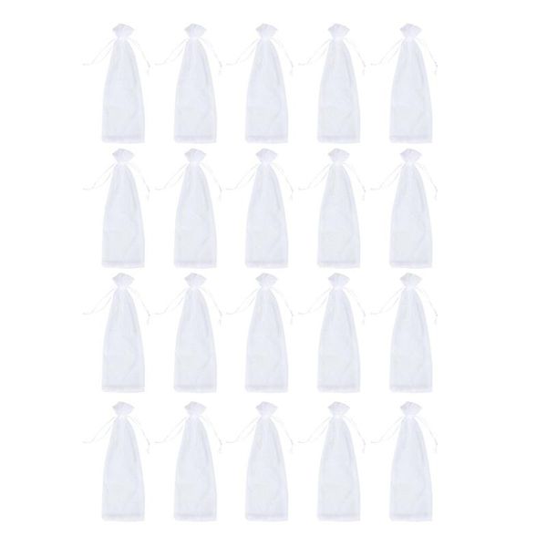 gift wrap 20pcs sheer organza wine bags 14x37cm reusable simple bottle dresses festive packaging baby shower wedding favors samples d
gift wrap 20pcs sheer organza wine bags 14x37cm reusable simple bottle dresses festive packaging baby shower wedding favors samples d