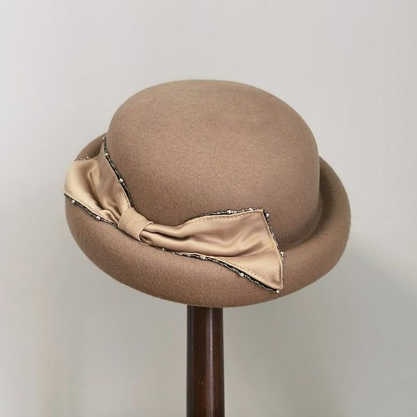 stingy brim hats fall japanese designer 100% wool bow for women retro fedora ladies navy hat casual painter cape fascinator, Blue;gray
stingy brim hats fall japanese designer 100% wool bow for women retro fedora ladies navy hat casual painter cape fascinator, Blue;gray