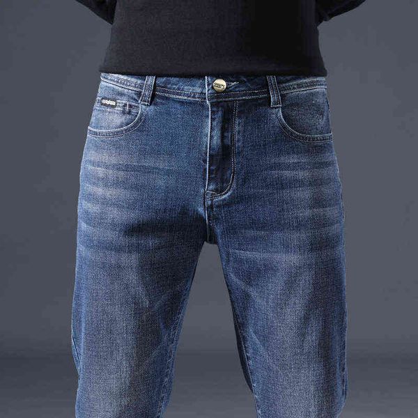 men's jeans 2021 korean version slim fit jeans elastic small foot denim pants youth comfortable men's wear, Blue
men's jeans 2021 korean version slim fit jeans elastic small foot denim pants youth comfortable men's wear, Blue