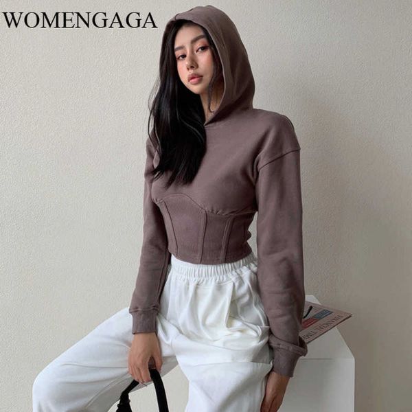 womengaga autumn winter women cinched waist crop hoodie hooded sweatshirt with corset detail x4la 210603, Black
womengaga autumn winter women cinched waist crop hoodie hooded sweatshirt with corset detail x4la 210603, Black