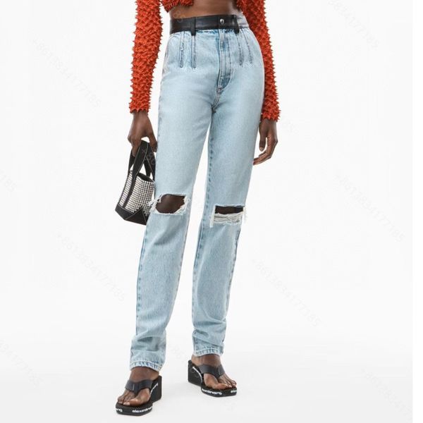 fashion womens ripped straight jeans designer casual casual pencil pant trend hip-hop washed old stitching pants factory wholesale aw1, Blue
fashion womens ripped straight jeans designer casual casual pencil pant trend hip-hop washed old stitching pants factory wholesale aw1, Blue