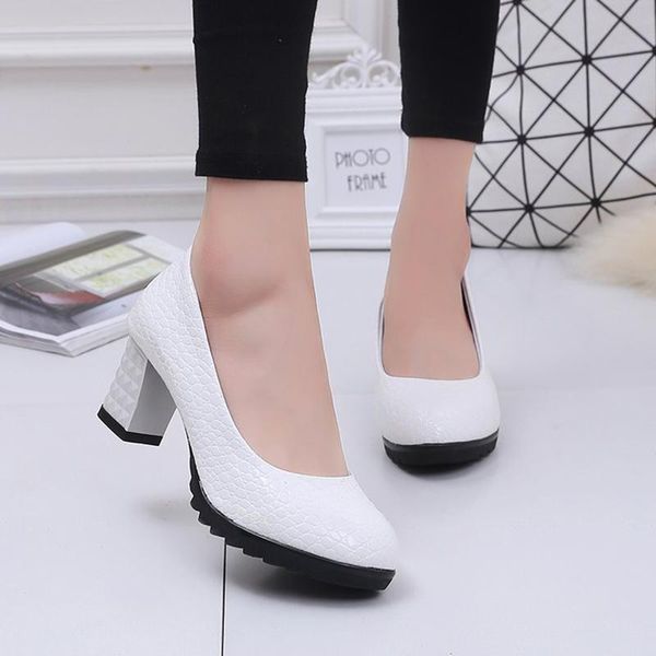 dress shoes elegant thick high heels pumps women fashion solid color pu leather party wedding woman shallow mouth female, Black
dress shoes elegant thick high heels pumps women fashion solid color pu leather party wedding woman shallow mouth female, Black