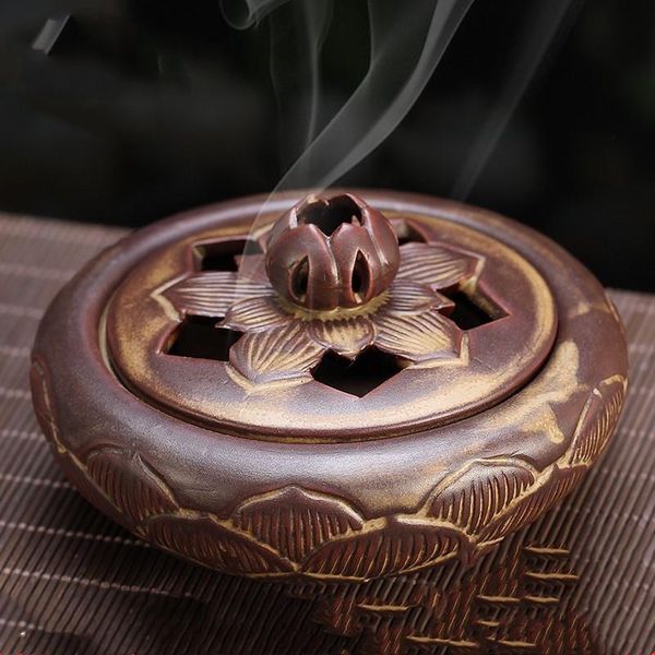 fragrance lamps ceramic lotus incense burners furnace decoration study office home crafts decor round hollow carved burner
fragrance lamps ceramic lotus incense burners furnace decoration study office home crafts decor round hollow carved burner