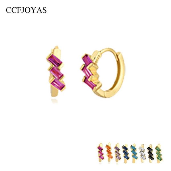 hoop & huggie ccfjoyas minimalist 925 sterling silver three rectangle zircon small earrings for women white black color gold, Golden;silver
hoop & huggie ccfjoyas minimalist 925 sterling silver three rectangle zircon small earrings for women white black color gold, Golden;silver
