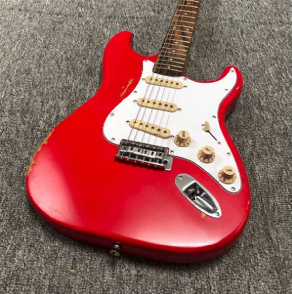 st electric guitar, factory custom store, latest candy apple red and blue, color optional guitars guitarra
st electric guitar, factory custom store, latest candy apple red and blue, color optional guitars guitarra
