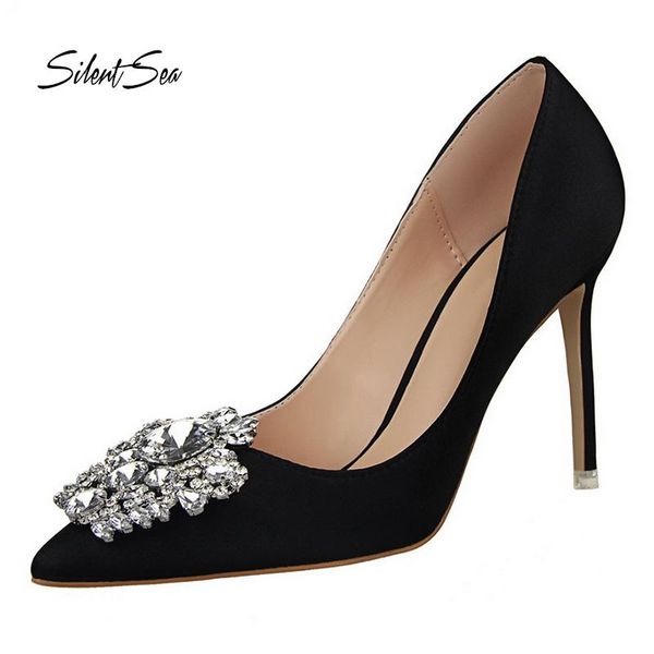 dress shoes silentsea fashion diamond pointed toe pumps women brand lace thin high heels ankle summer lady party shoe, Black
dress shoes silentsea fashion diamond pointed toe pumps women brand lace thin high heels ankle summer lady party shoe, Black