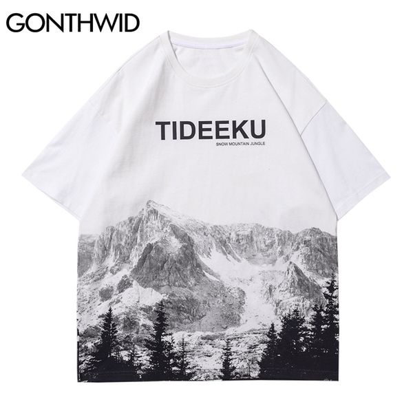 hip hop tshirts harajuku snow mountain short sleeve t-shirts streetwear casual cotton tees 210602, White;black
hip hop tshirts harajuku snow mountain short sleeve t-shirts streetwear casual cotton tees 210602, White;black