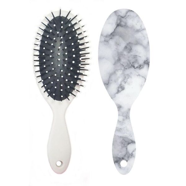 hair brushes marble hairdressing comb plastic smooth airbag creative massage does not hurt your anti-static, Silver
hair brushes marble hairdressing comb plastic smooth airbag creative massage does not hurt your anti-static, Silver