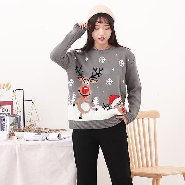 women's sweaters christmas sweater women xmas winter womens cartoon deer snow knitting pullovers warm brief top, White;black
women's sweaters christmas sweater women xmas winter womens cartoon deer snow knitting pullovers warm brief top, White;black