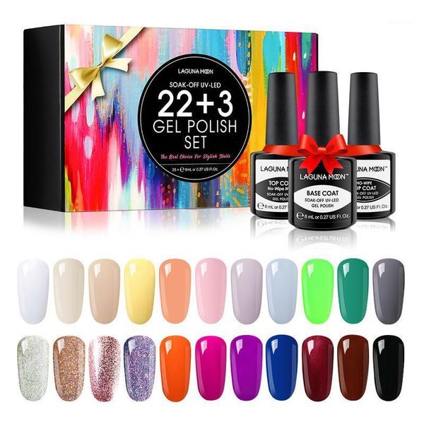 lagunamoon nail gel gift box set 8ml*25pcs classic colors polish no wipe base coat uv led soak off varnish lacquer1
lagunamoon nail gel gift box set 8ml*25pcs classic colors polish no wipe base coat uv led soak off varnish lacquer1