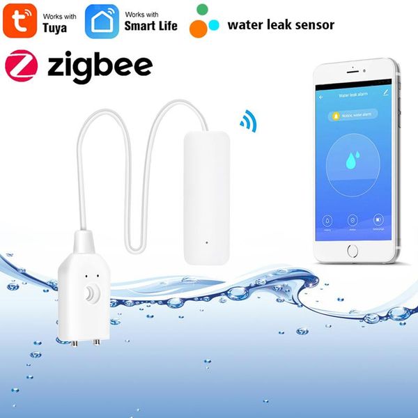 smart home control zigbee wifi water leakage alarm leak sensor detector flood alert overflow security system for alexa google
smart home control zigbee wifi water leakage alarm leak sensor detector flood alert overflow security system for alexa google
