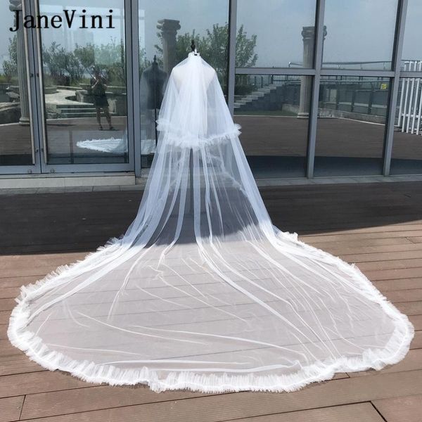 bridal veils janevini fashion veil long 4m 2 layer women headdress voile mariage ivoire bride with comb wedding hair accessories, Black
bridal veils janevini fashion veil long 4m 2 layer women headdress voile mariage ivoire bride with comb wedding hair accessories, Black